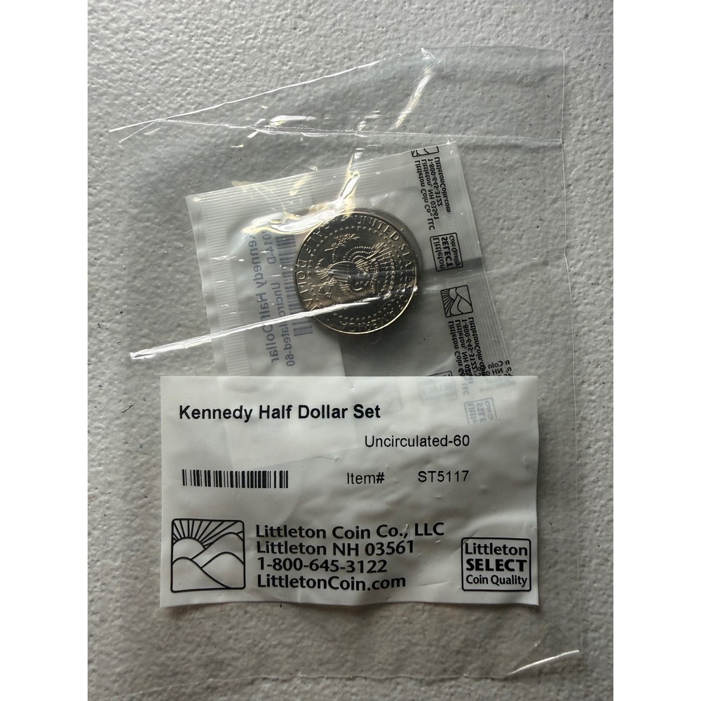 Littleton Coin Co 2014-P Kennedy Half Dollar Set Uncirculated-60 ST5117